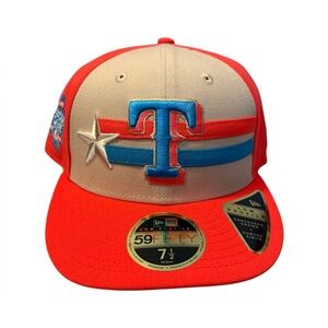 New Era Texas Rangers Cream 2024 MLB All-Star Game 9FIFTY Snapback Hat. 7-1/2